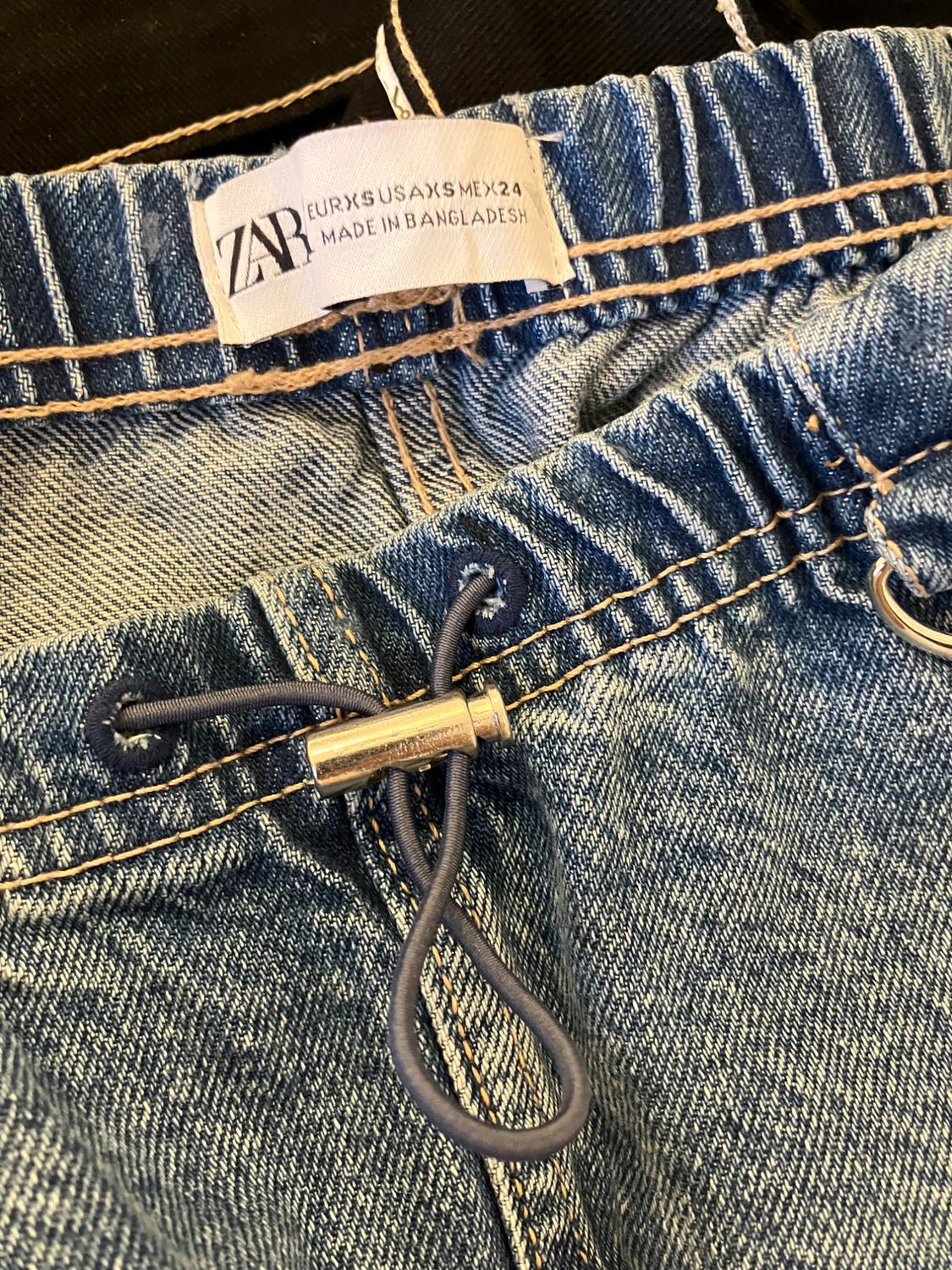 DENIM TRF CARGO SKIRT - Image 3