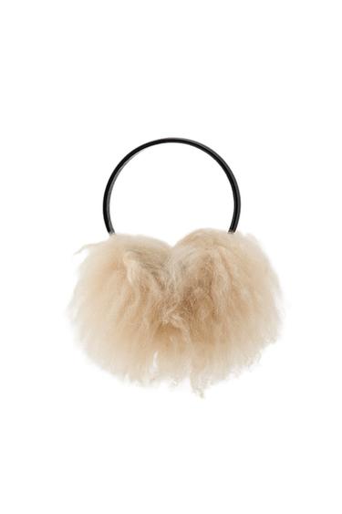 100% SHEEPSKIN LEATHER EARMUFFS