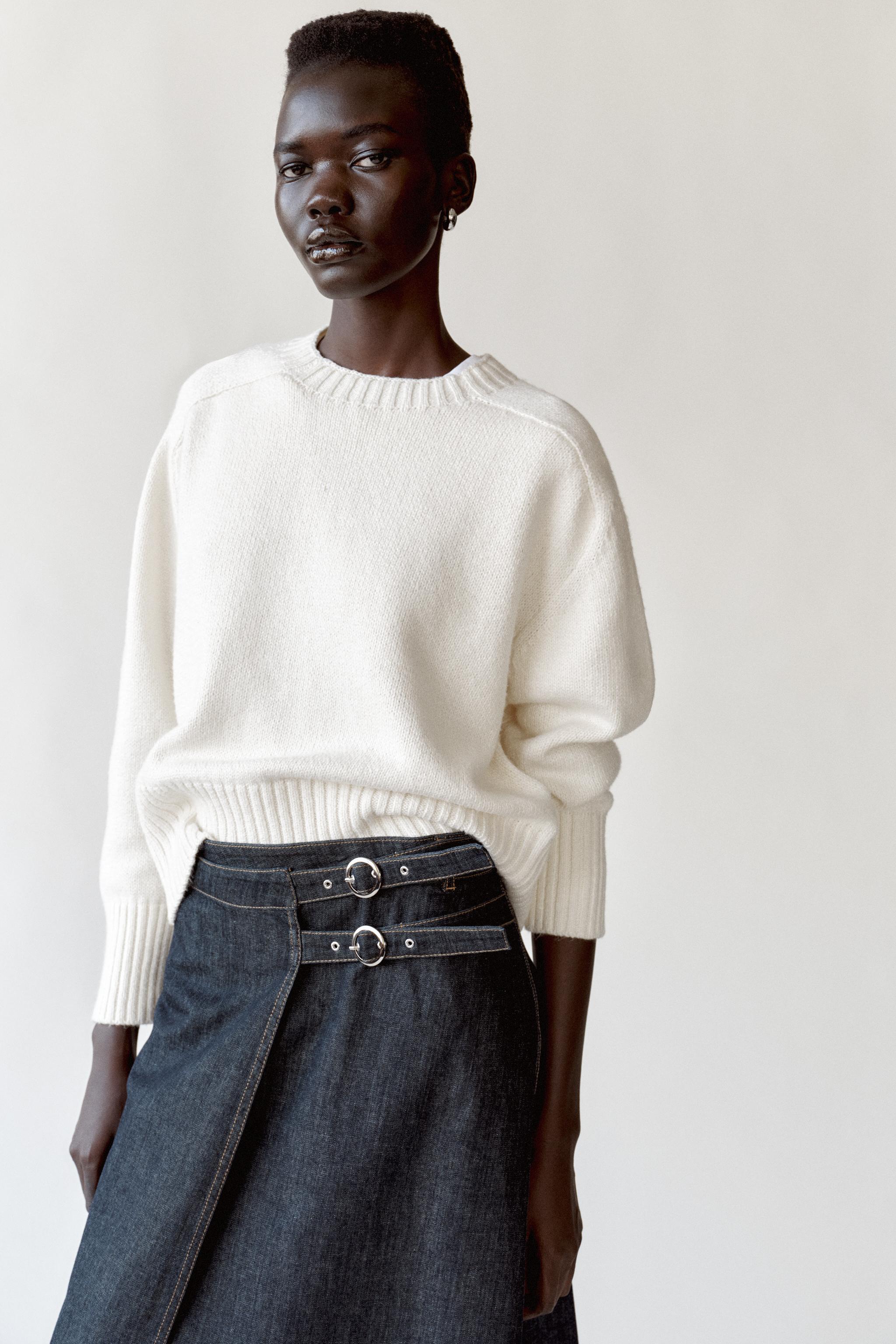 Z1975 CROSSOVER DENIM SKIRT - Blue | ZARA United States Z1975 CROSSOVER DENIM SKIRT - Blue | ZARA United States