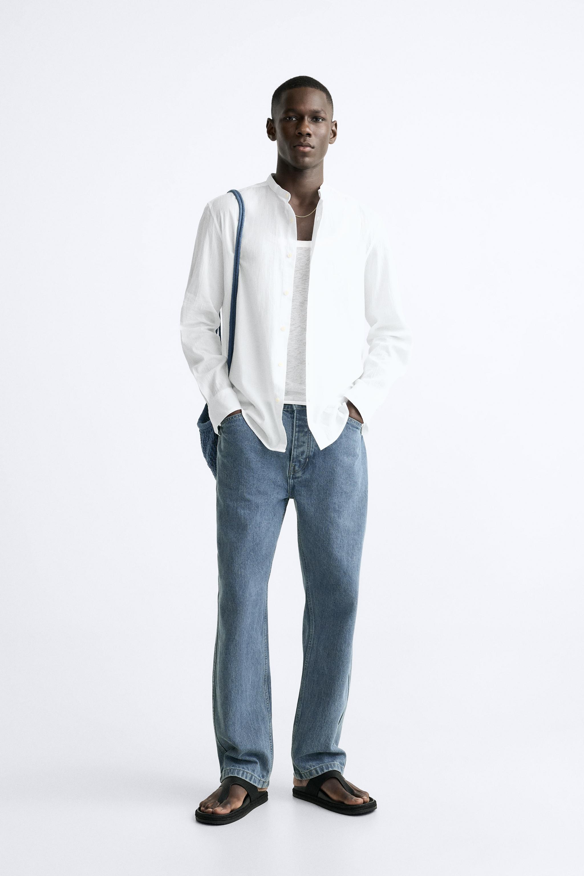 Chemises col Mao pour homme Nouvelle Collection en ligne ZARA Canada