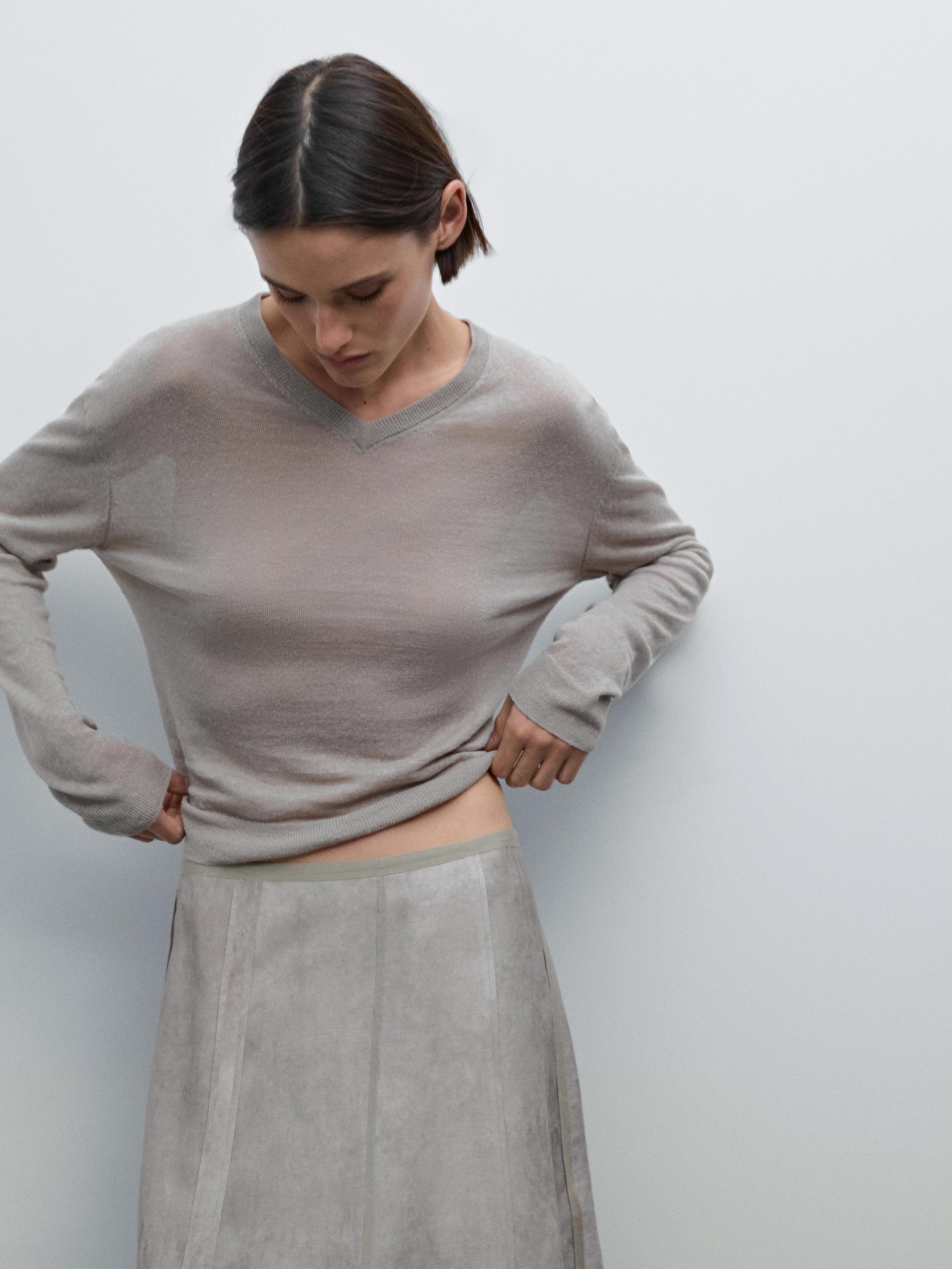 Jupe maltinto coutures apparentes