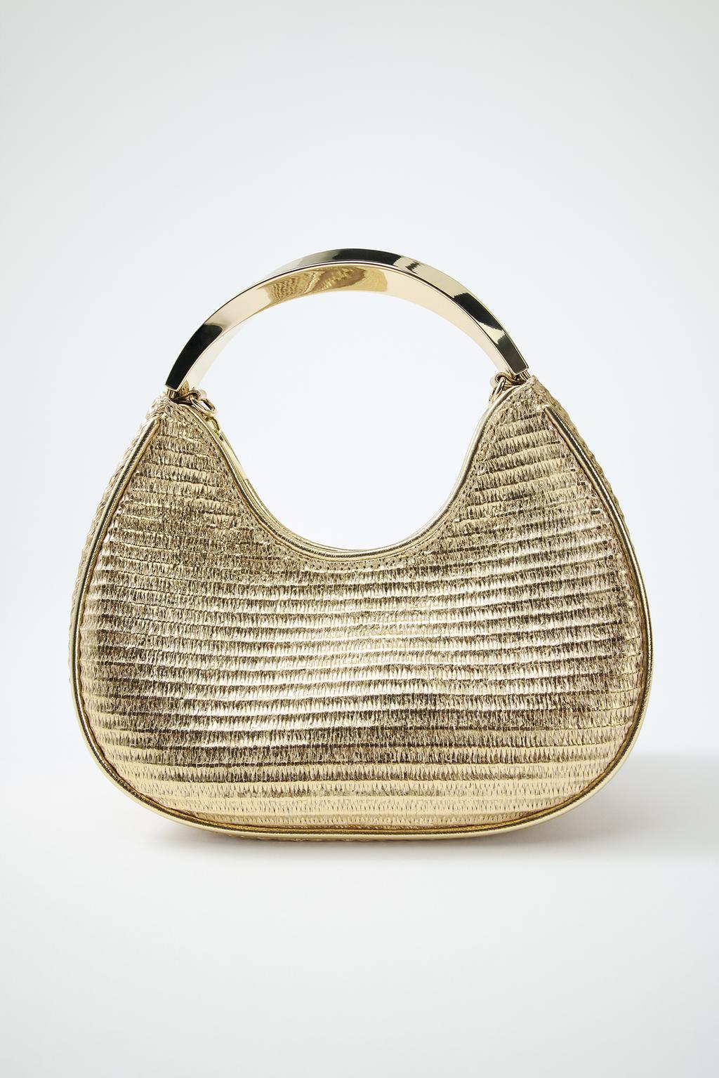 METALLIC HANDLE DETAIL BAG