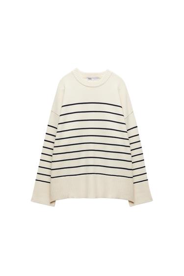 STRIPED KNIT SWEATER