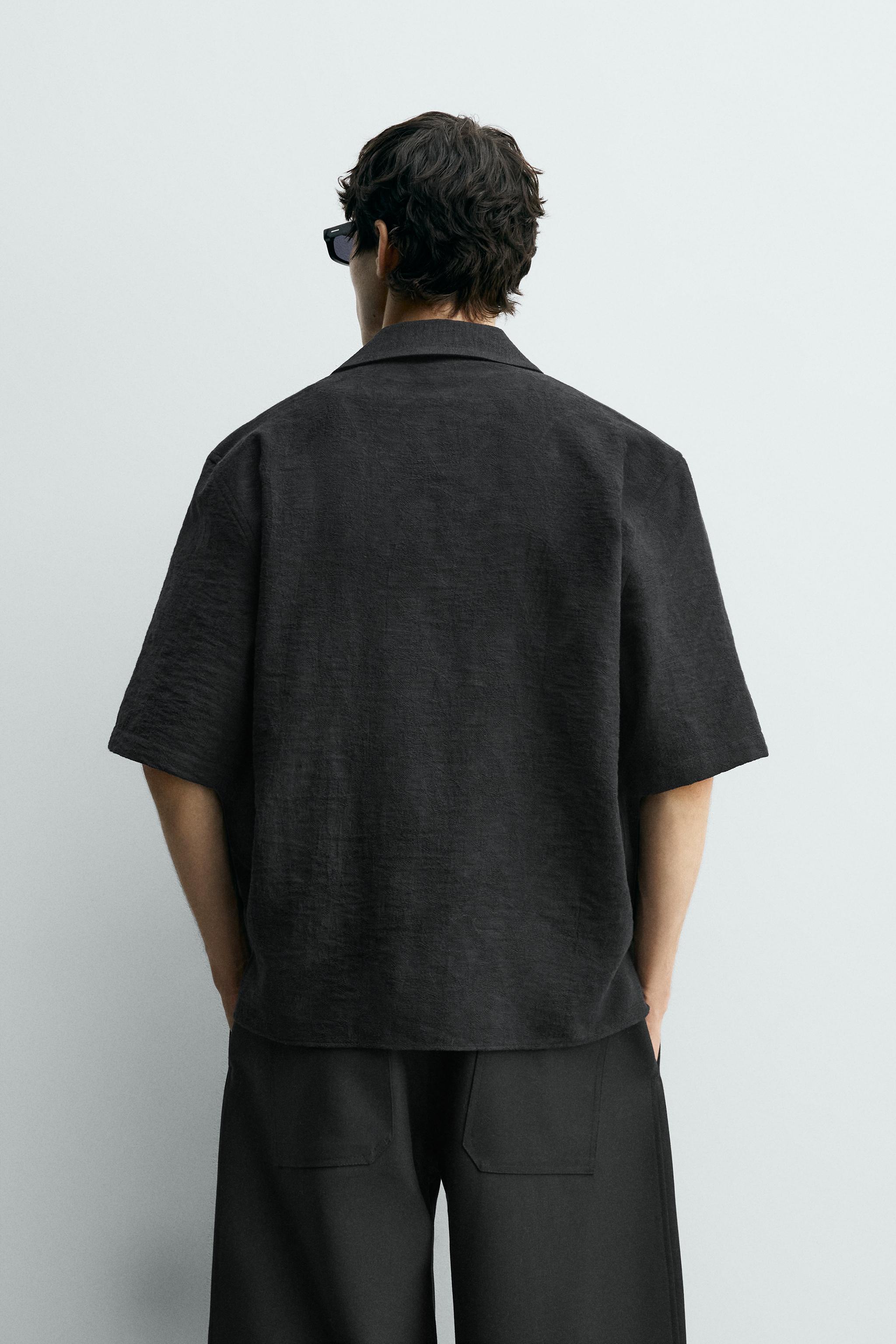 RELAXED FIT JACQUARD SHIRT
