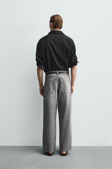 JEANS STRAIGHT FIT - Gris de Zara - Image 2