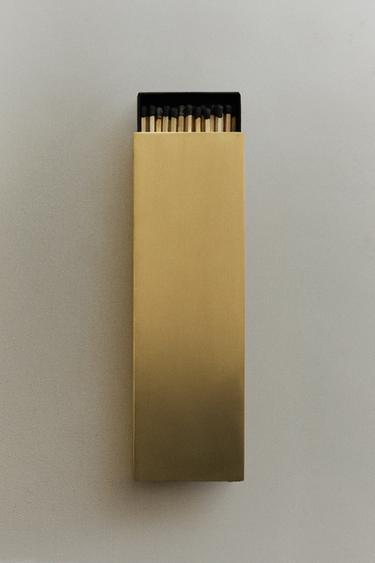 BRASS MATCH BOX - Gold by Zara - Image 4
