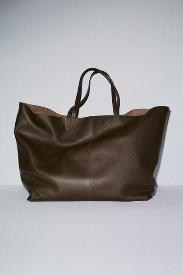 LARRUZKO MAXI TOTE POLTSA - Marroia, Zara-rena