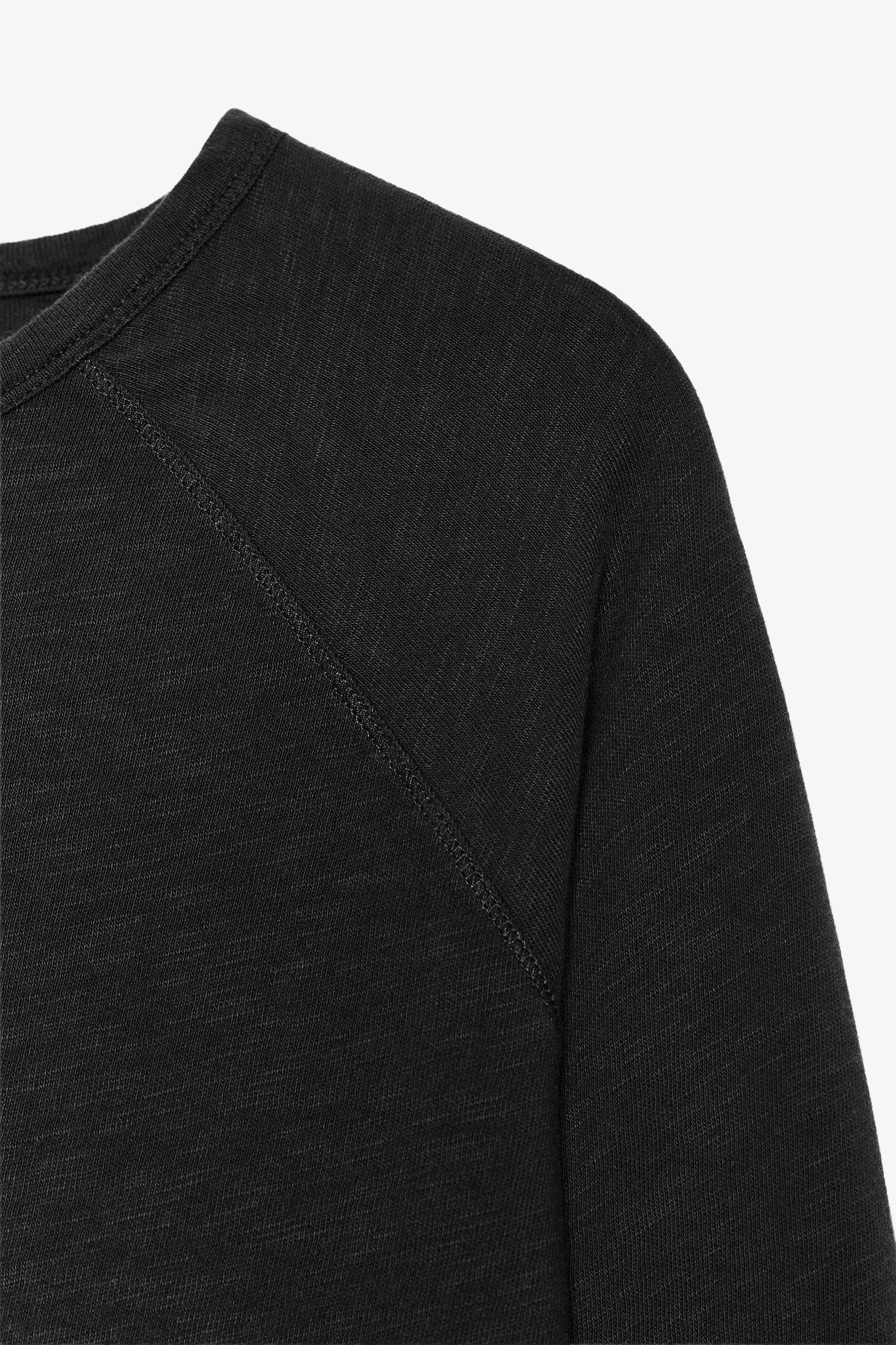 COTTON RAGLAN SLEEVE T-SHIRT