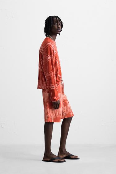 ENSEMBLE MAILLOT DE BAIN GRAPHIQUES © OTIS KWAME KYE QUAICOE - Bleu / Lavande de Zara - Image 1