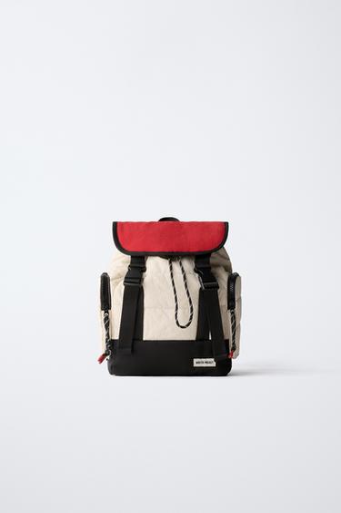 SNOW BACKPACK - Ecru White by Zara
