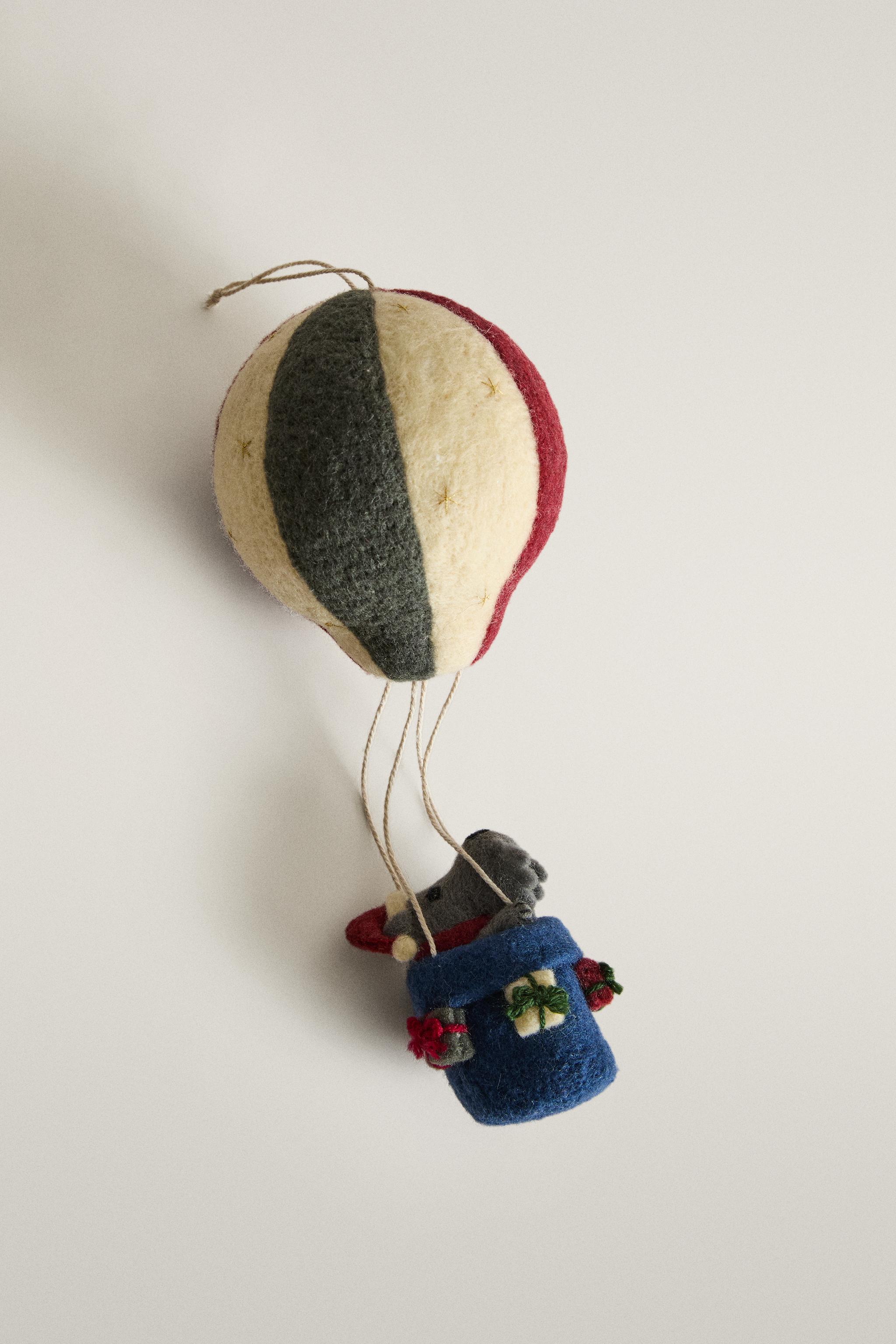 ORNEMENT SAPIN MONTGOLFIÈRE NOËL