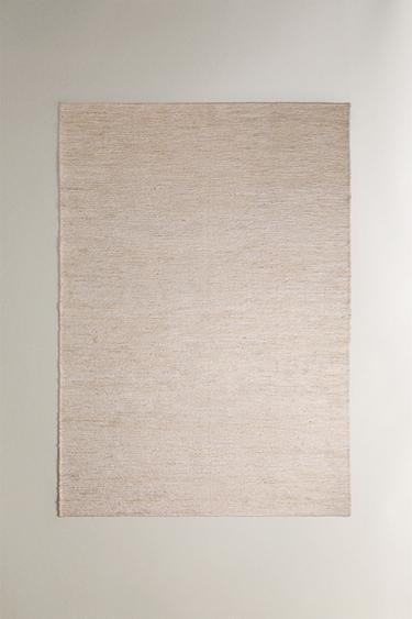 WOVEN JUTE RUG - Ecru by Zara - Image 0