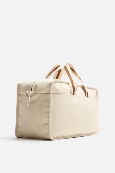 SAC DE VOYAGE CONTRASTE - Beige de Zara - Image 1