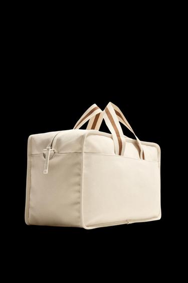 CONTRAST TRAVEL BAG - Beige by Zara