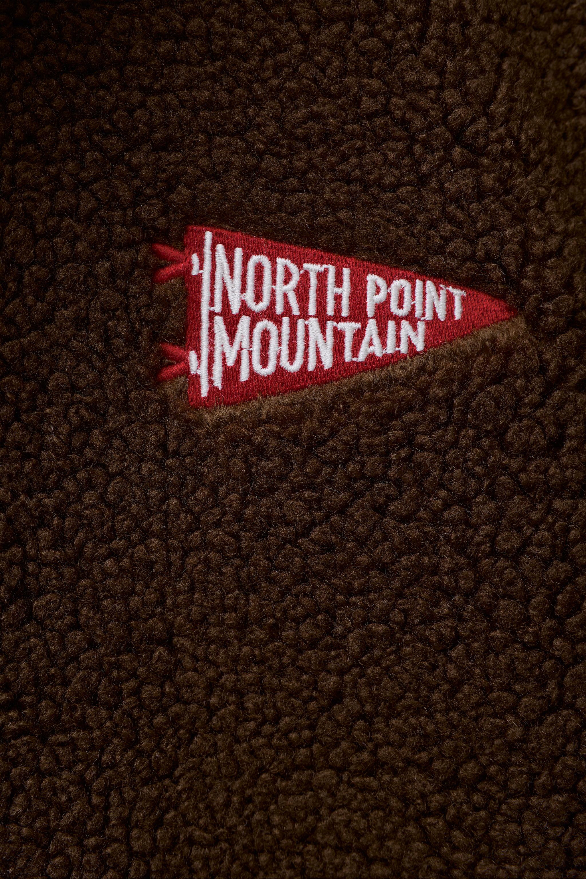 EMBROIDERED FLEECE OVERSHIRT