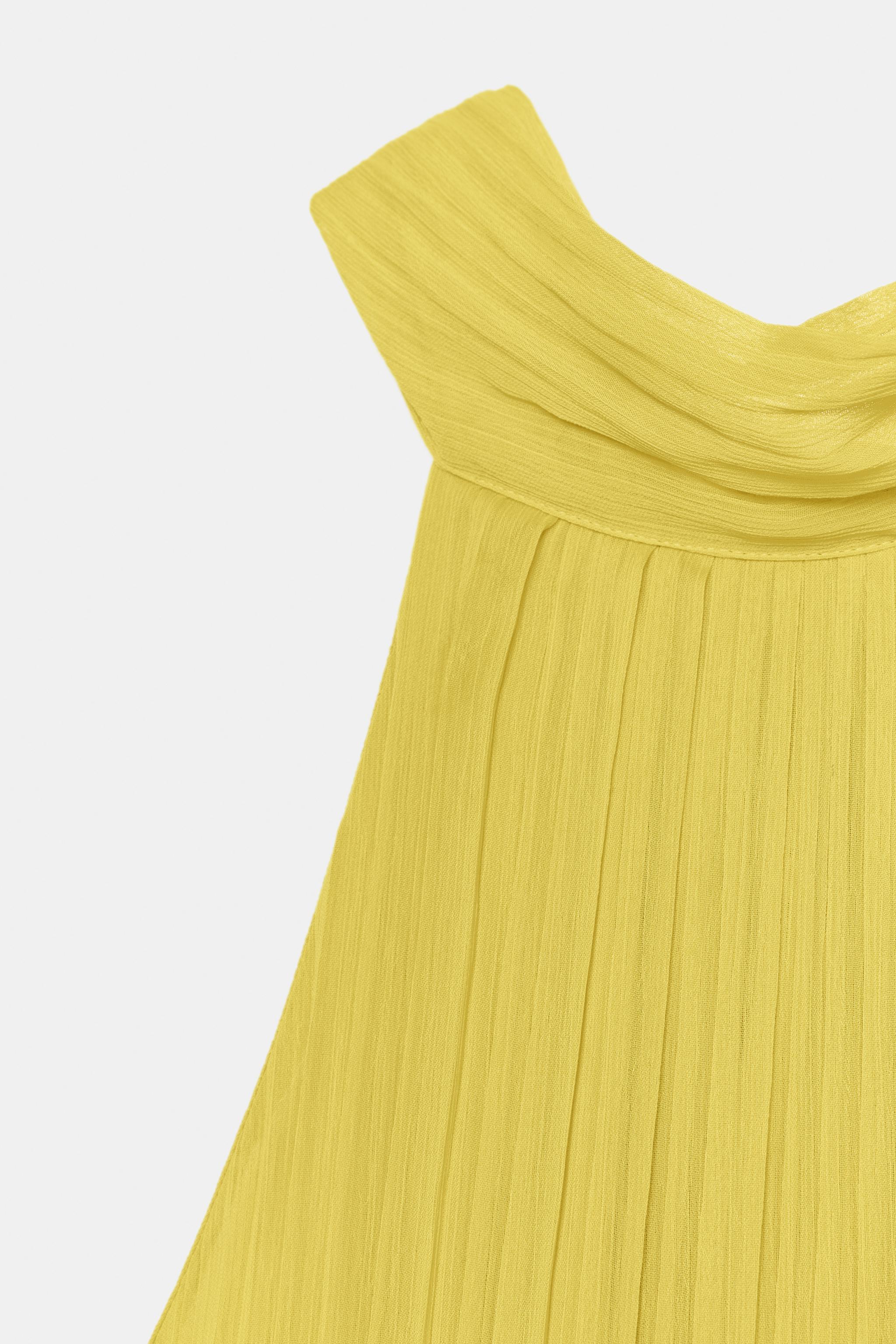 ROBE MI-LONGUE PLISSÉE