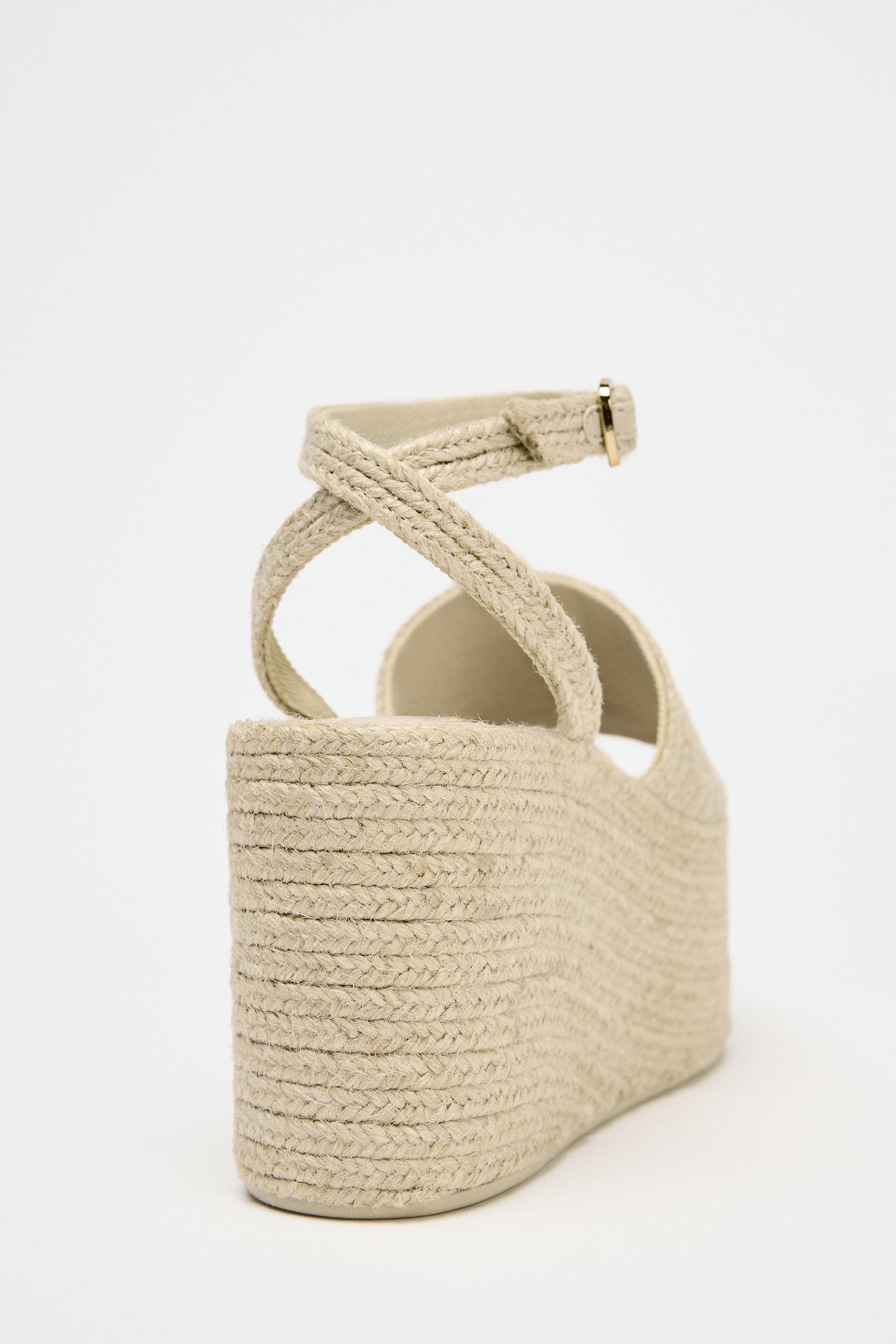 JUTE PLATFORM WEDGES