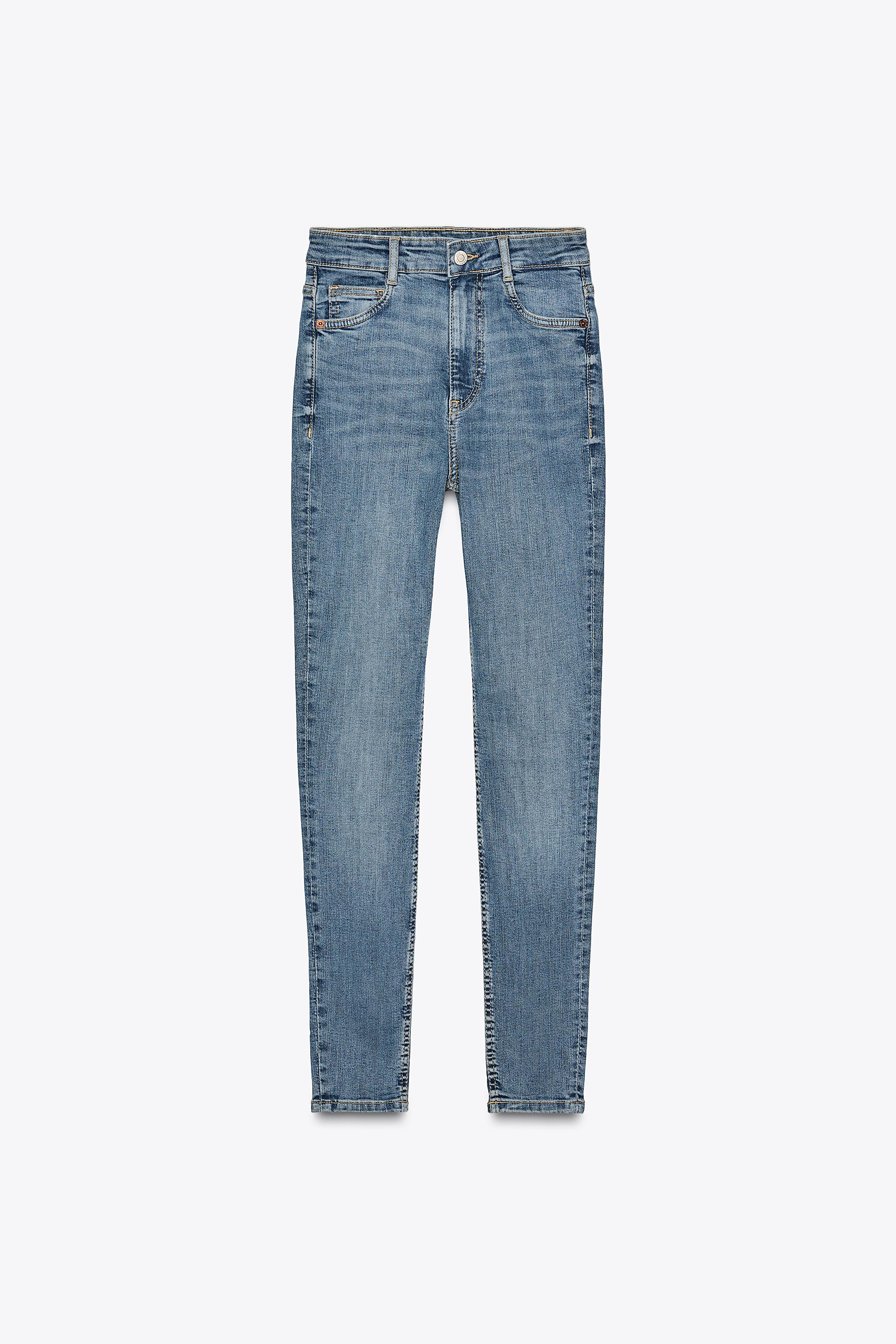 TRF SCULPT HIGH-WAIST JEANS - Faded black | ZARA Thailand