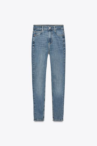 TRF SCULPT HIGH-WAIST JEANS - Blue by Zara