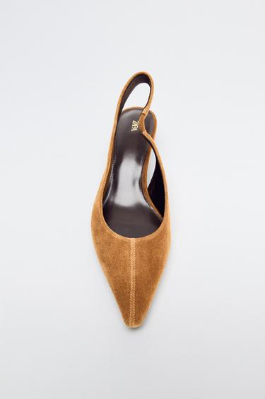 ZAPATO DESTALONADO SERRAJE - Marrón de Zara