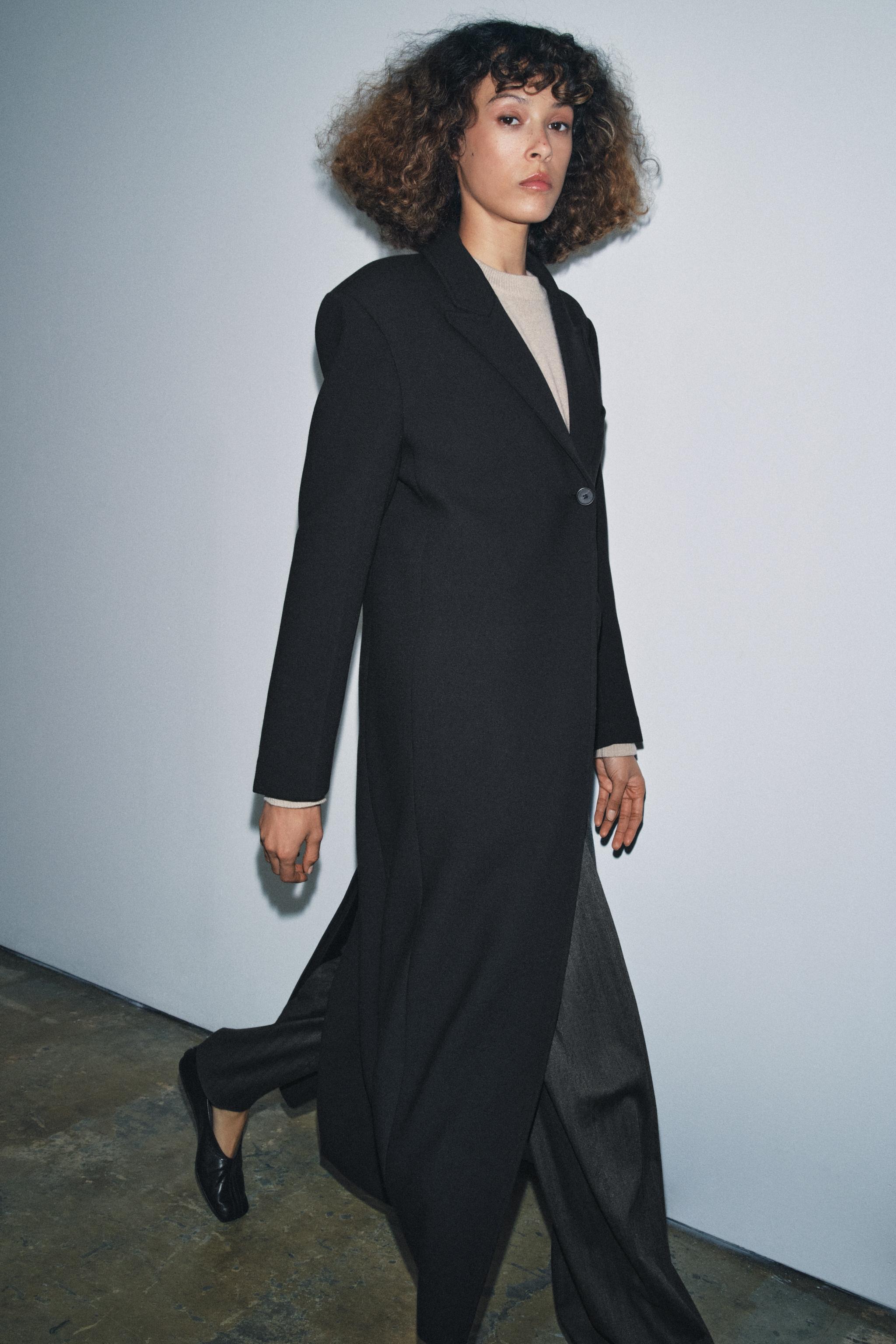 ZW COLLECTION TAILORED BUTTON COAT