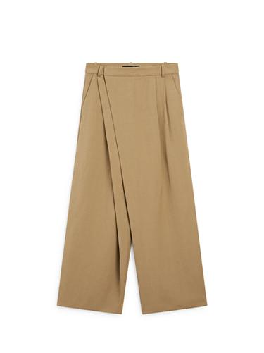 Pantalon fluide paréo - Beige de Zara