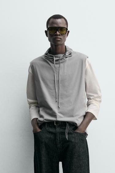 CAMISETA TANK CUELLO AJUSTABLE - Lavanda de Zara