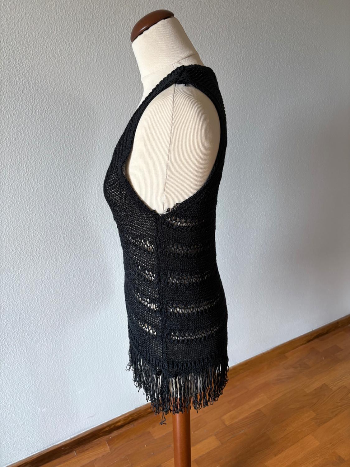 FRINGED KNIT TOP - Image 2