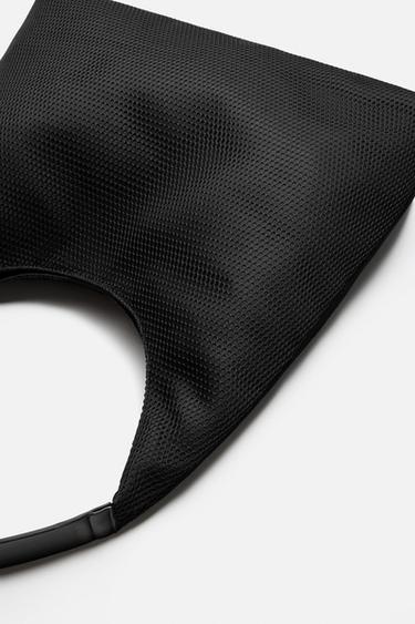 SAC SHOPPER MAILLE - Noir de Zara - Image 4