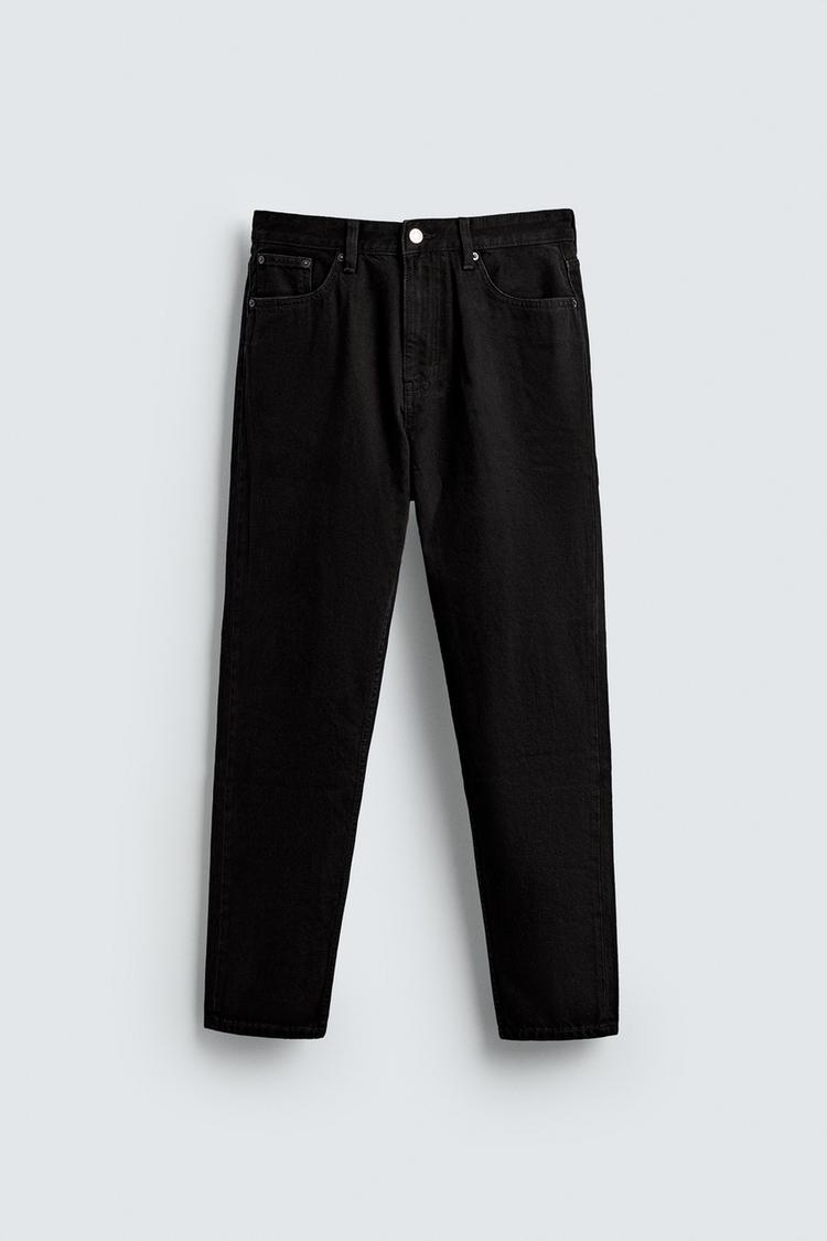 ZARA SLIM FIT CROPPED JEANS