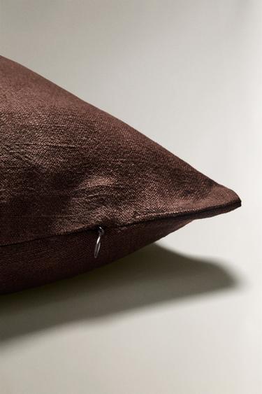 HOUSSE DE COUSSIN UNIE - Marron de Zara - Image 4