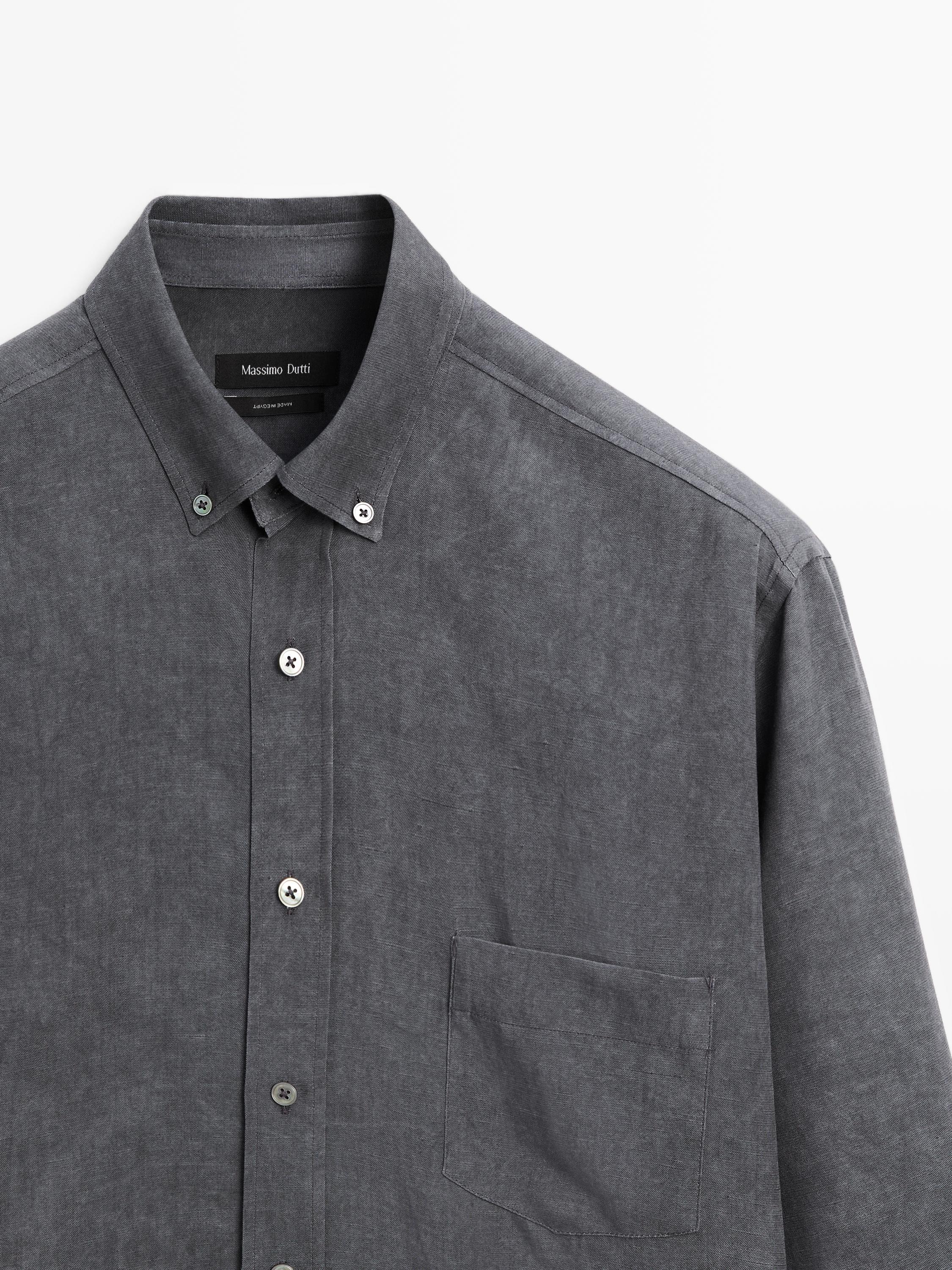 Regular fit flowing shirt