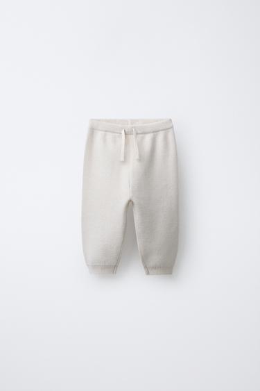 PANTALÓN JOGGER PUNTO - Hielo de Zara - Imagen 0