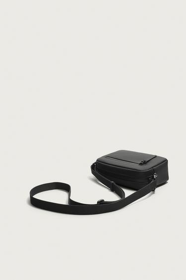 BANDOLERA ENGOMADA - Negre de Zara