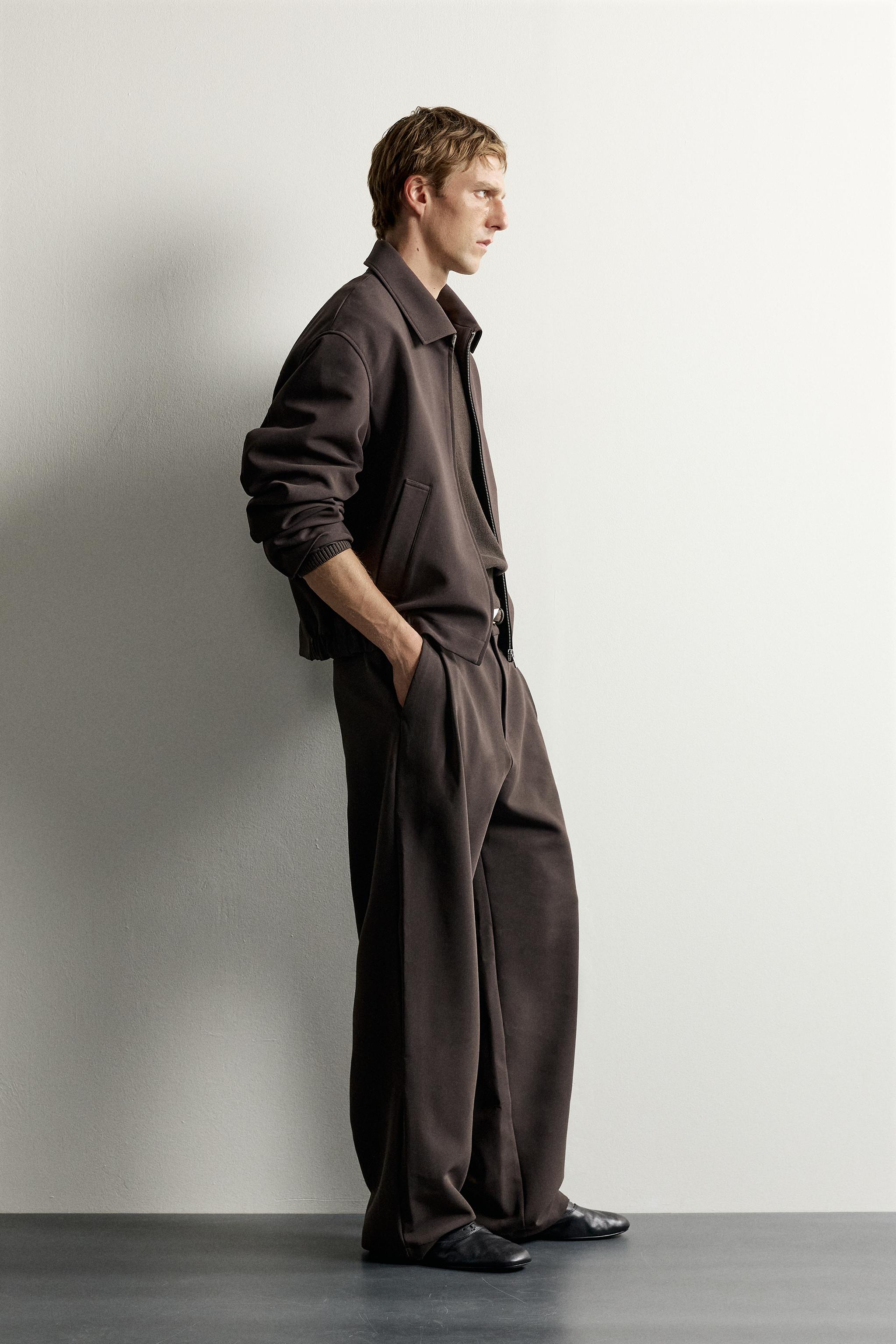 BLOUSON COUPE DÉCONTRACTÉE À PLIS