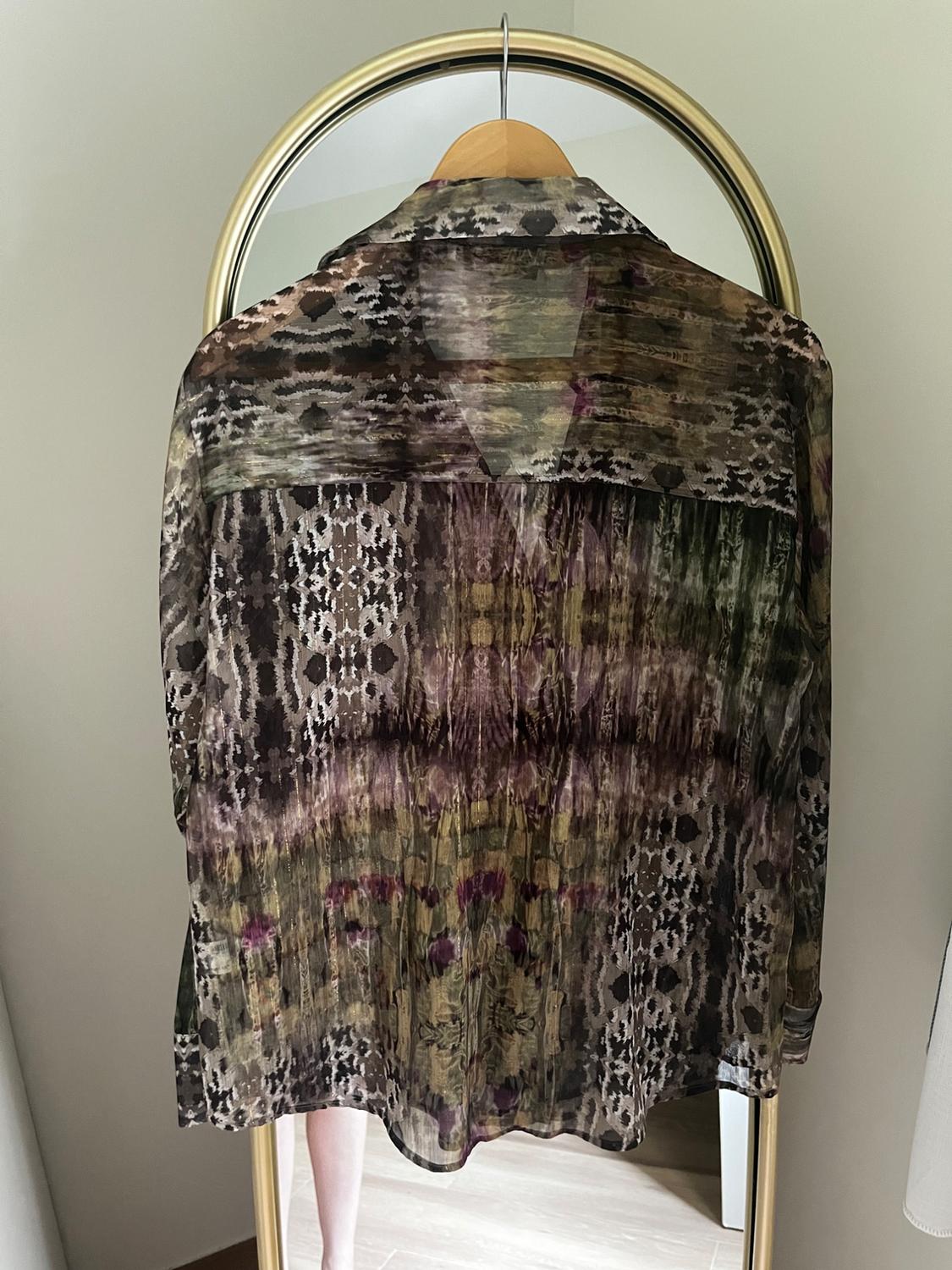 PRINTED SHIRT WITH METALLIC THREAD - Image 2