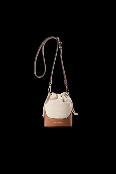 BUCKET BAG - Brown by Zara - Image 0