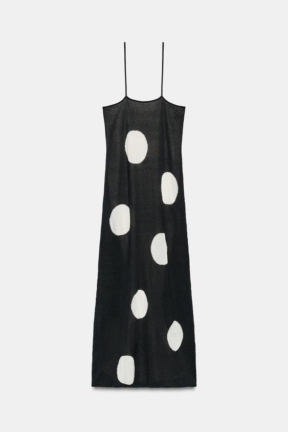 KNIT DOTS DRESS - Vinegar by Zara - Image 0