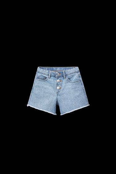 JEANS-BERMUDASHORTS MIT HERZTASCHEN - Mittelblau von Zara - Bild 0