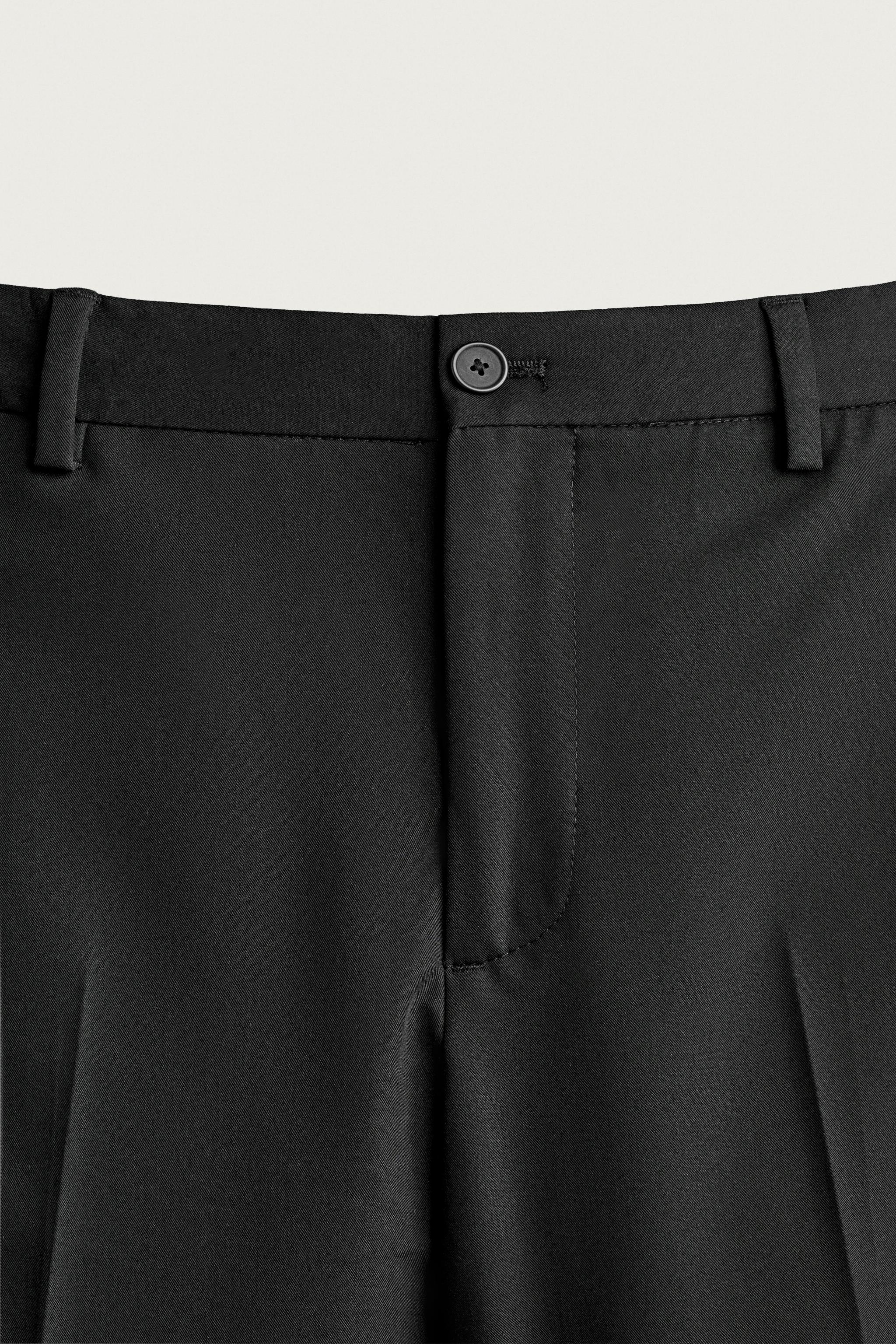 Мужские брюки Zara SLIM FIT SUIT PANTS — фото 8