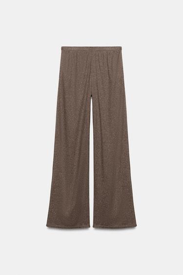 PANTALON DROIT RUSTIQUE - Marron de Zara - Image 3