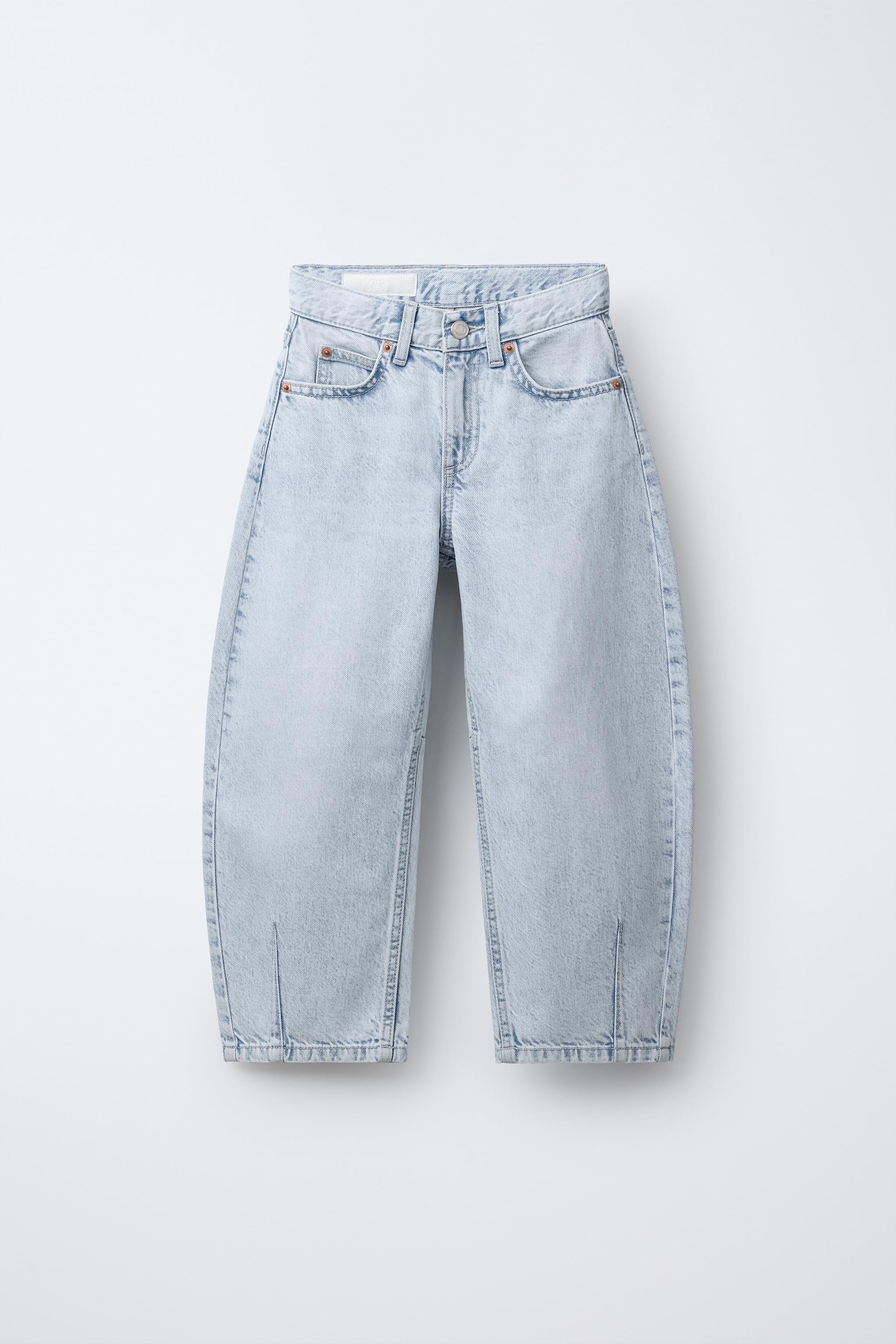バレルフィットデニムパンツ - ブルー | ZARA Japan / 日本