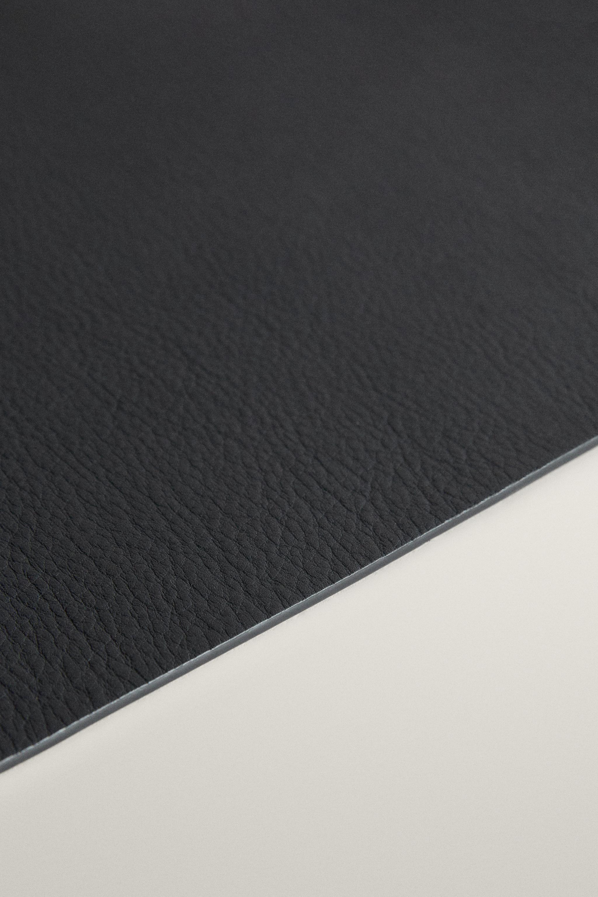 BLUE LEATHER DESK MAT