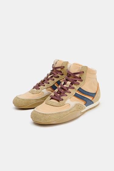 COLOURFUL HIGH-TOP TRAINERS - Multicoloured by Zara - Image 3