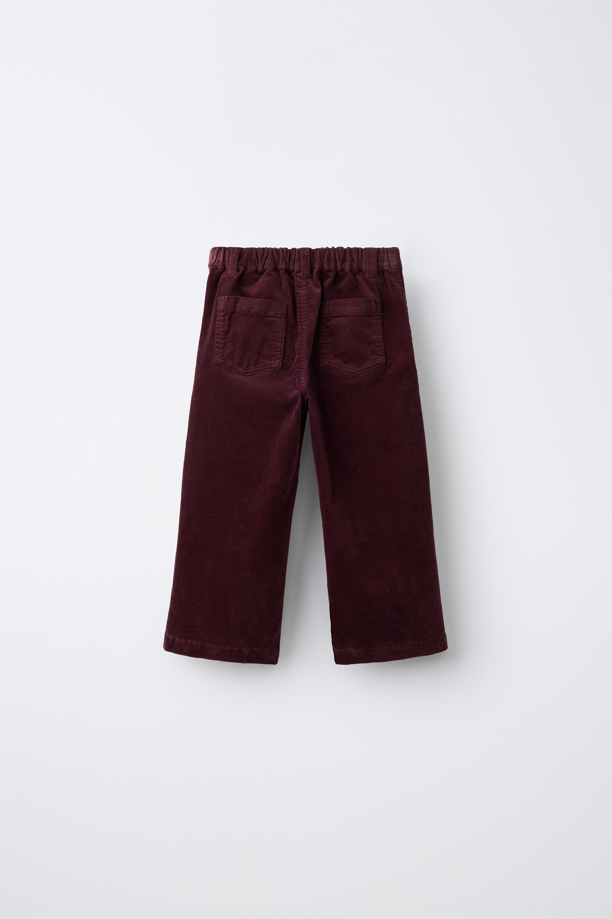 VELVET CULOTTE PANTS