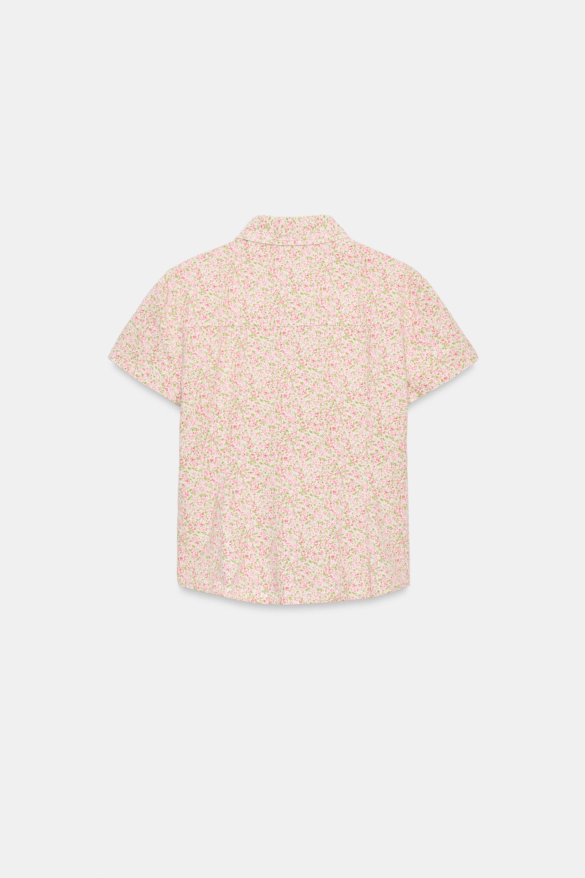 SHORT SLEEVE FLORAL SHIRT