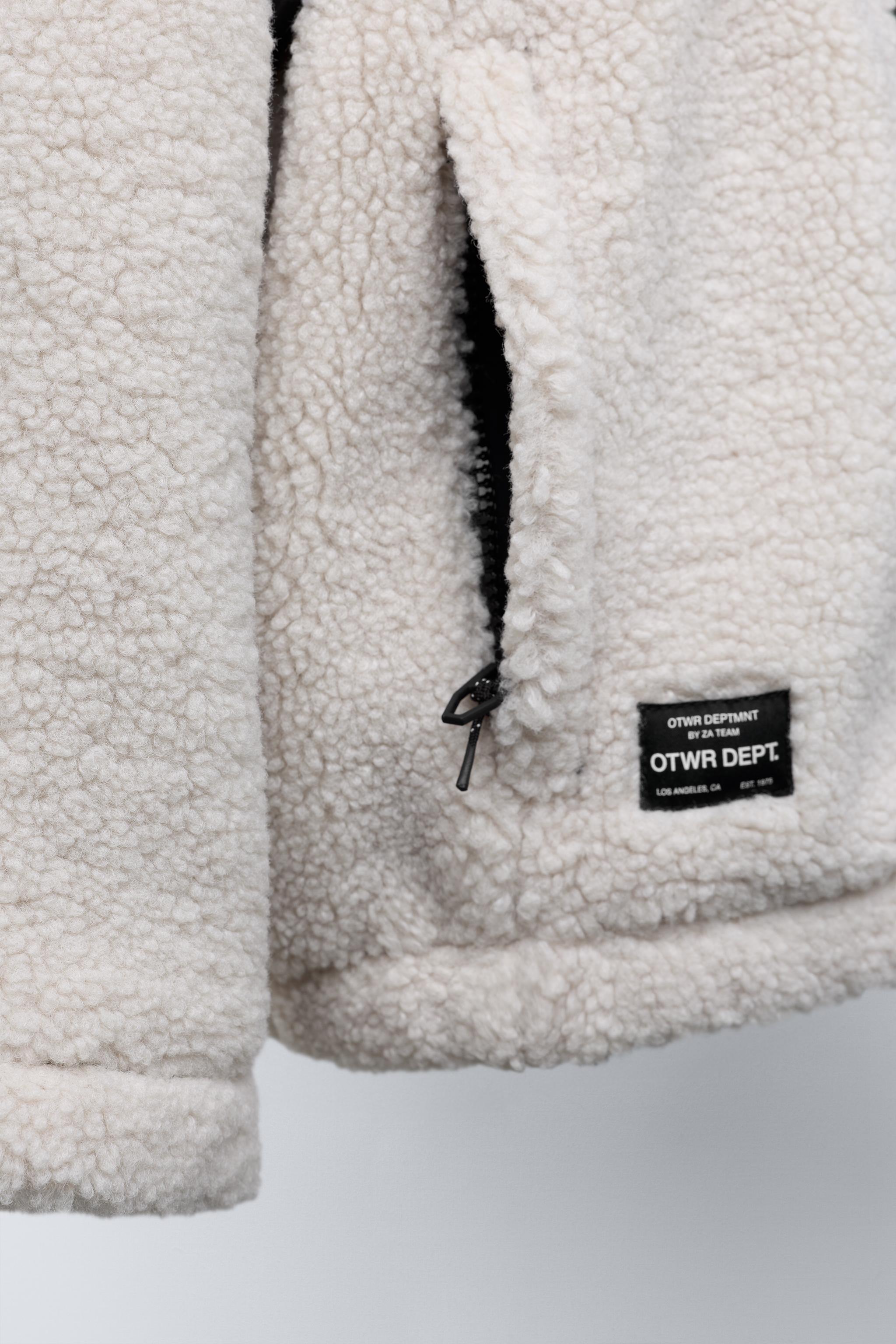 FLEECE AND NYLON JACKET