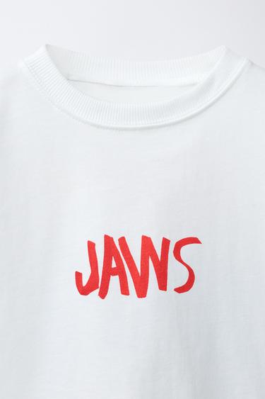 T-SHIRT ILLUSTRATION JAWS © X DYLAN´S T-SHIRT CLUB X ZARA - Blanc de Zara - Image 2