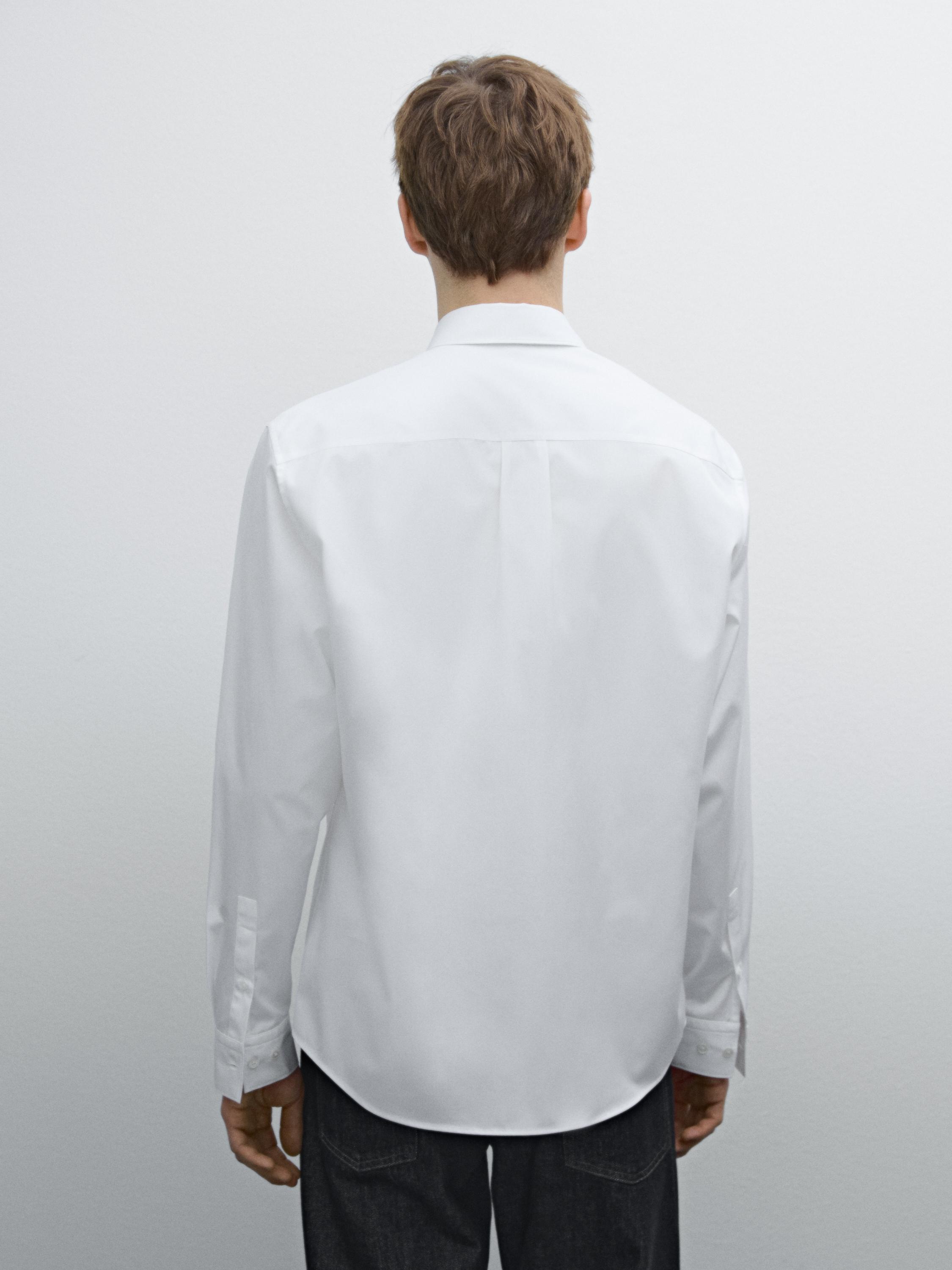 Chemise regular fit 100 % coton