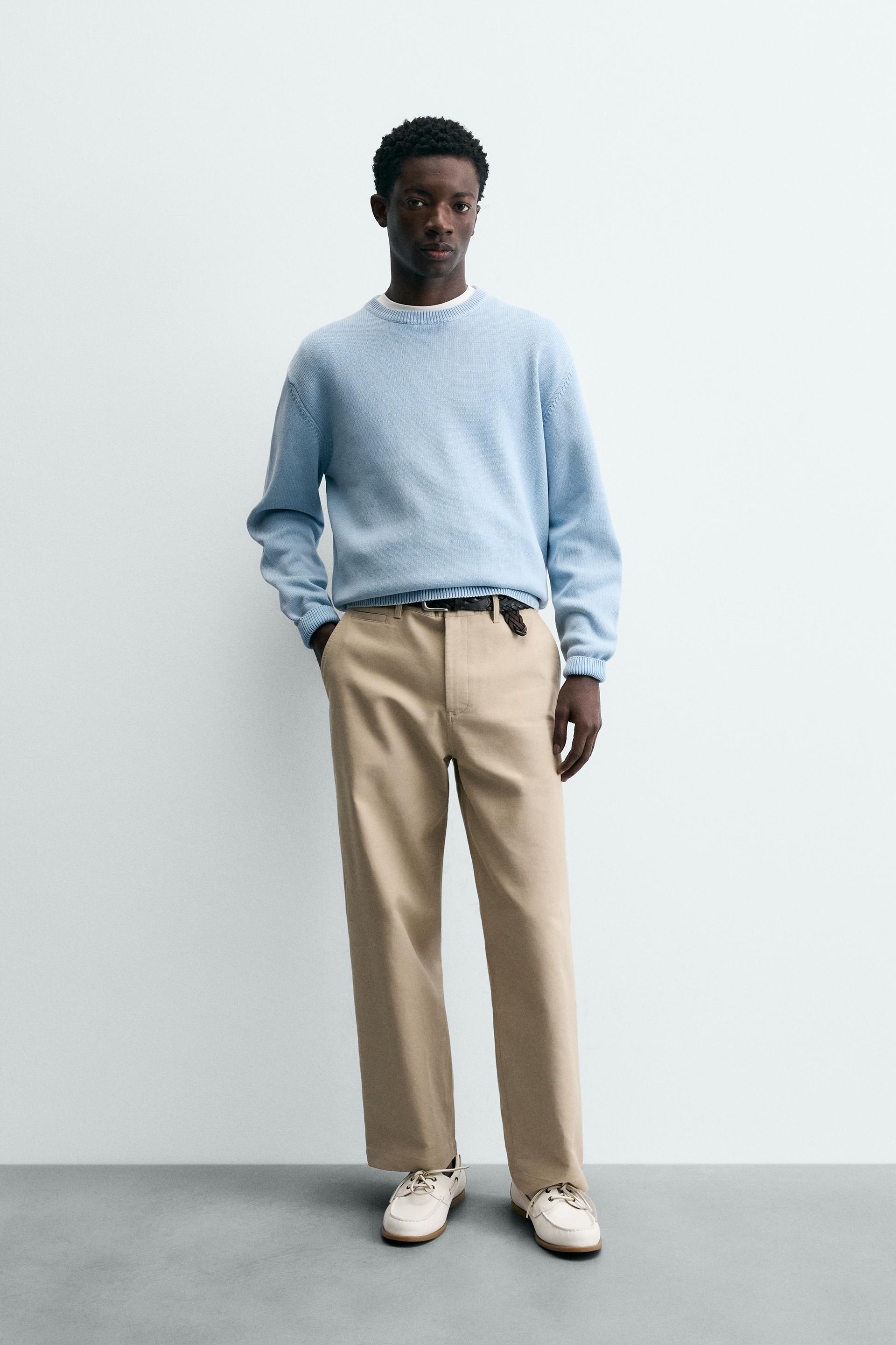 Washed Cotton Textured Jumper